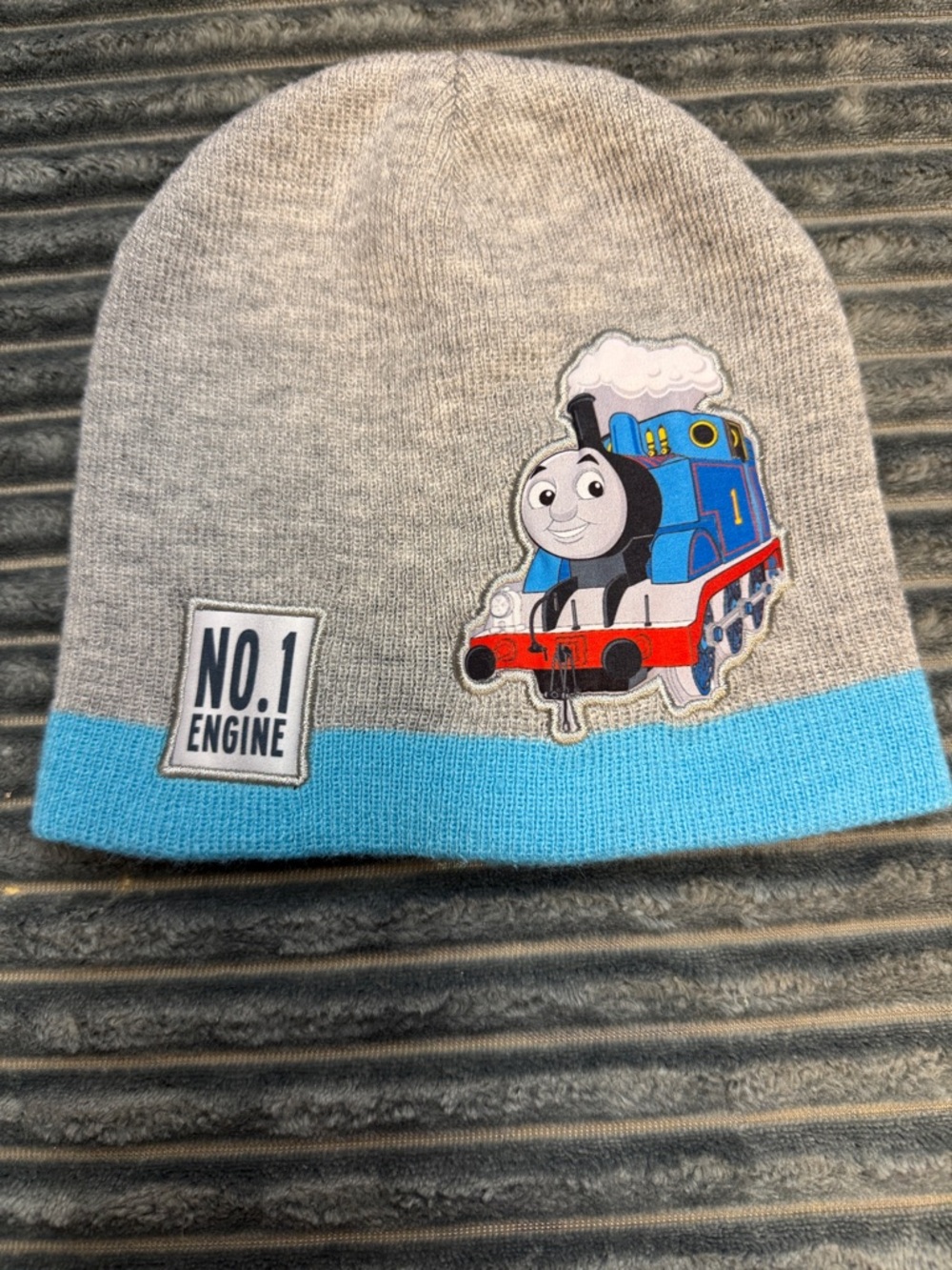 Thomas & Friends Thomas the Tank Engine Knit Beanie - Gray and Blue